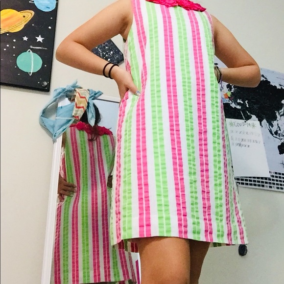 Lilly Pulitzer flower shift dress - Picture 7 of 7
